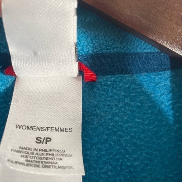 The North Face Fleece Womens Long Sleeve Quarter Zip Mock Neck Outdoor Sz Small - Picture 4 of 8